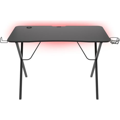 fh-deco GENESIS Holm 200 RGB bureau gaming noir