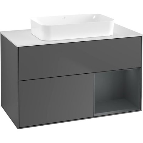 Villeroy & Boch F661HGGK Meuble sous-lavabo Finion F66 (1/2)
