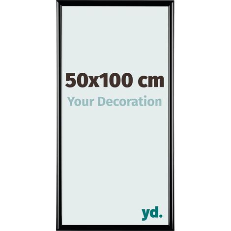yd. - Cadre photo 50x100 - Noir Brillant - Plastique - Bordeaux (1/5)
