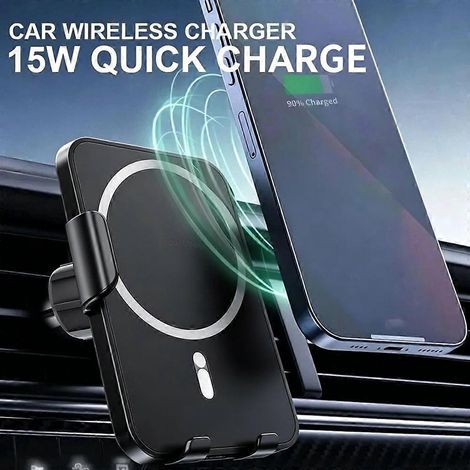 Chargeur magnétique sans fil pour voiture, support pour téléphone, tablette ou montre, station de charge rapide (1/5)