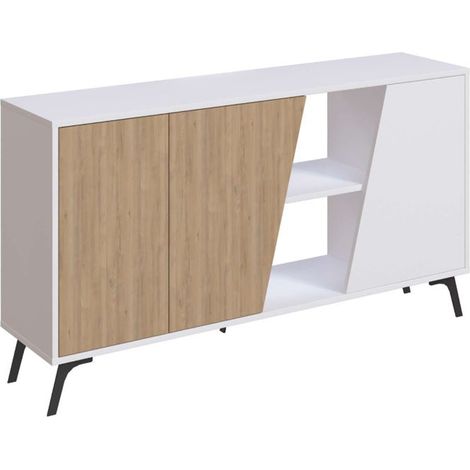 Consola Fiona 150 Cm Blanco Roble (1/3)