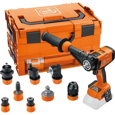 Taladro atornillador a batería Fein de 4 velocidades ASCM 18-4 QM AS QuickIN Set 18 V Solo incl. accesorios en L-Boxx - 71161566000 (1/5)