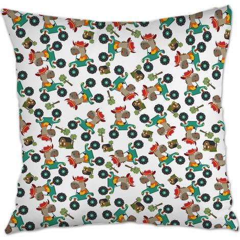 Housse de coussin sans coussin résistant aux tachespour canapé lit chaise décoratif de ferme la saint-valentin (1/5)