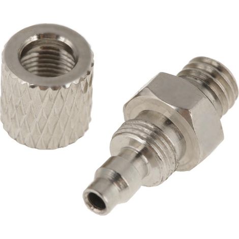 20 raccords pneumatiques droits mâles M5 4 mm miniatures pour tuyau d'air, connecteurs rapides, lot de 20 (1/5)
