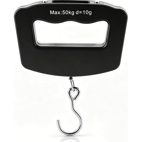 Digital Fish Scale, Electronic Hook Scales 50kg, Luggage Weighing, Digital Hanging Scales, Hanging Hook Postal Fishing Scales (1/5)