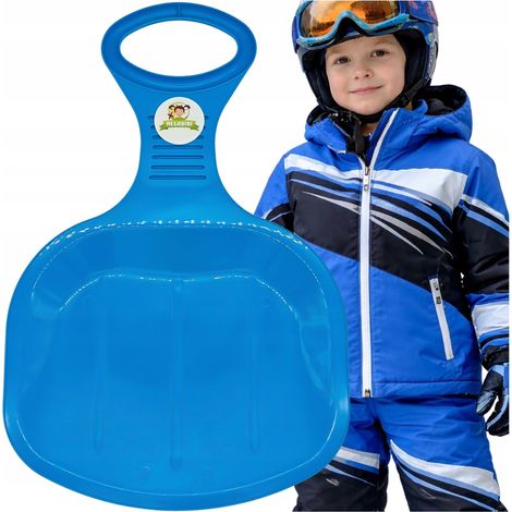 Schneerutsche Apfel zum Rodeln XL 51 cm einfarbig blau (1/5)