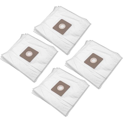 vhbw 20x sacchetto compatibile con Dirt Devil DD7710, DD7770 (-0 /  / -9), EQU, EQU 2 aspirapolvere - in microfibra, 31cm x 22,5cm, bianco