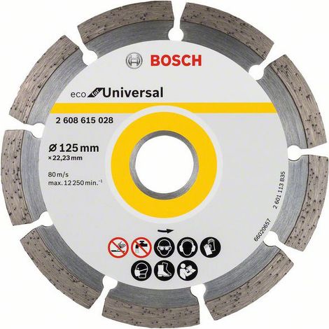 Bosch Diamanttrennscheibe Eco For Universal Ø 125 mm - 2608615028 (1/4)
