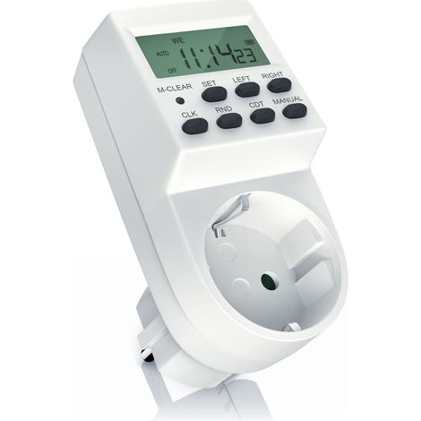 Brandson Zeitschaltuhr mit Kinderschutzsicherung 1,5 LCD Display / 20 ON/OFF Programme (1/5)