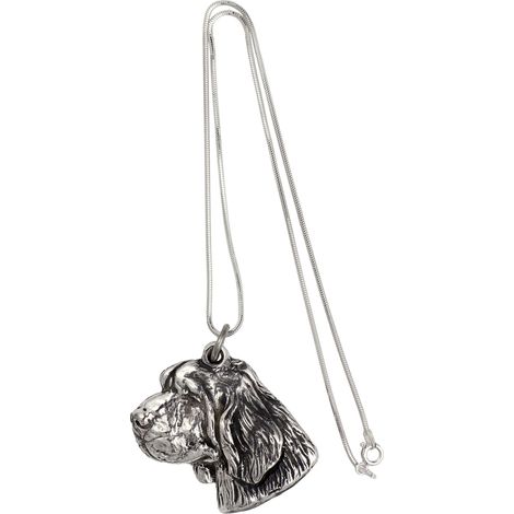 Clumber Spaniel I – Hundehalskette, einzigartiger Schmuck für Hundeliebhaber, einzigartiger Schlangenanhänger von Art-Dog (1/5)