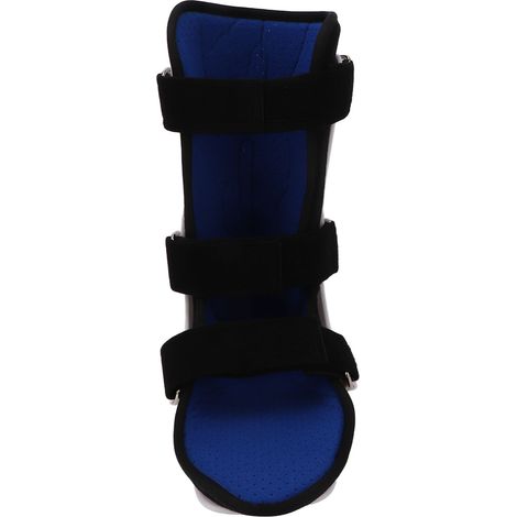 Botte de marche courte en PVC laminé respirant avec attelle de cheville réglable pour entorse du pied gauche (taille S) (1/5)