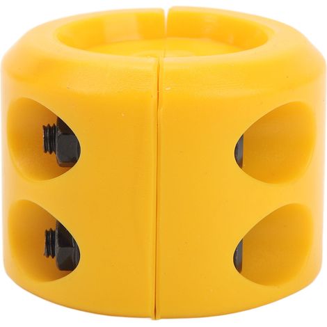 Câble Treuil Crochet Butée Caoutchouc Ligne Élastique Amortisseur avec Clé Allen pour Quad UTV SUV 4x4 Camion Jaune (1/5)
