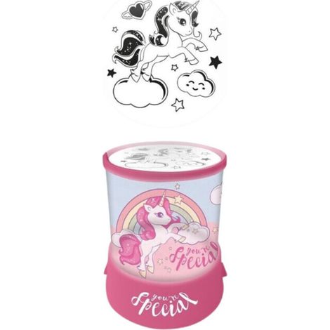 Veilleuse Projecteur - Licorne Rose - 12 cm (1/2)
