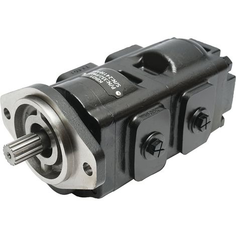 Pompa idraulica tripla con valvola 37/33CC per pala caricatrice, manitou JCB codice OEM 332/F9031, 20/925581, 333/G5391, 7049532007 (1/5)