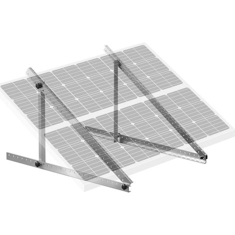 Support Panneau Solaire Inclinable VEVOR 127 cm Réglable 0-90° Aluminium pour Toit Camping-Car Bateau 100-550W (1/5)