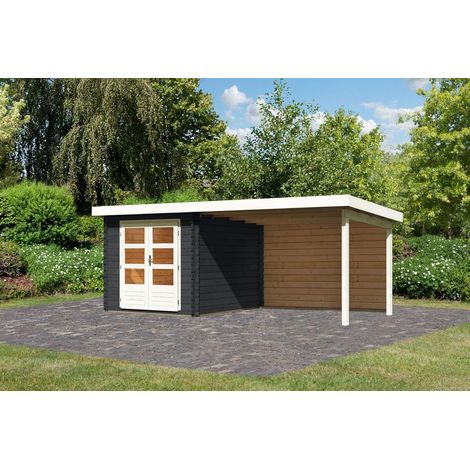 BH Bastrup 4 Anthr.220x280x222 im Set mit AD 3m,28mm Rückwand