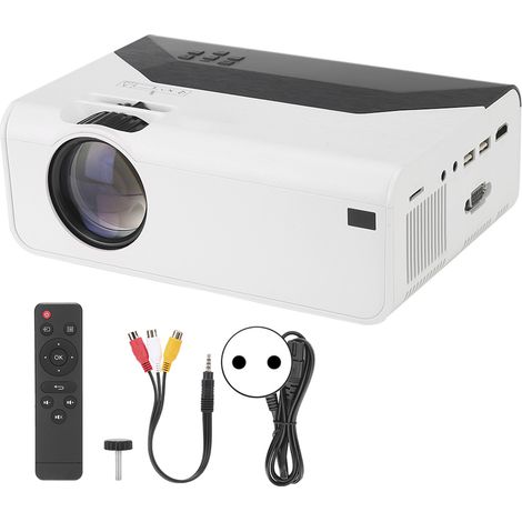 1800 Lumen HD-LCD-Projektor für Büro und Unterhaltung, Android-kompatibel, 720p, 100–240 V Netzteil mit EU-Stecker (1/5)