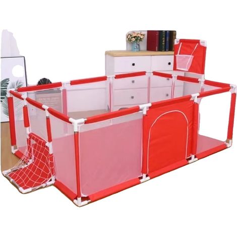 Parc pour enfants, design pliable, dimensions 180x65cm, WLBIGRED (1/2)