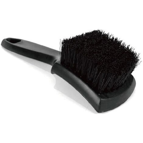 Brosse de Nettoyage de Roue de Voiture, Brosse de Nettoyage de Gommage de Jante de Pneu de Roue de Voiture Outil de Lavage de Brosse de Pneu de Voiture, Moto ou vélo-Chrom (1/5)