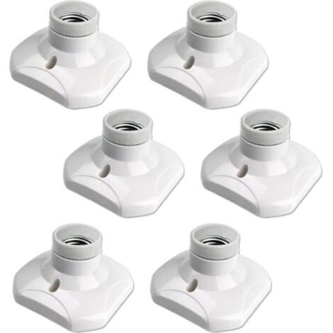 Ulisem Lotti di 6 douilles e vis-à-vis conoscenti con ampolle standard, idéales pour l'éclairage domestique e commerciale. (1/5)
