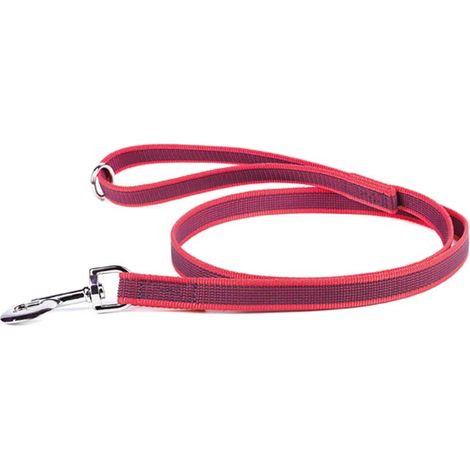 Bleu - Laisse Julius K9 Couleur & Gris super grip 120 mt pour chiens poids max. 50 kg (1/5)