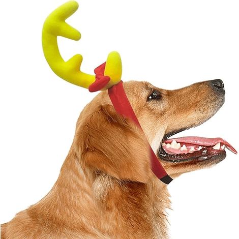 Fascia per capelli con corna di cervo, fascia per capelli con renna, cappello con corna di cervo, regalo di Natale, accessori (S) (1/5)