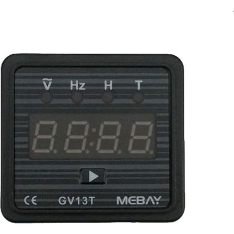 1 pièce Affichage numérique Voltmètre Testeur Multimètre Noir ABS Gv13T Ac220V Ac380V Générateur Accessoires (1/5)