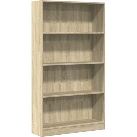 Maison Exclusive - Bücherregal Sonoma-Eiche 80x24x143 cm Holzwerk