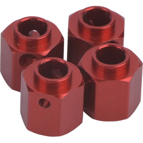 Kit d'élargissement de moyeux de roue en métal (4 pièces) compatible avec la voiture RC TRAXXAS TRX-4 1/10 (12 mm) (1/5)