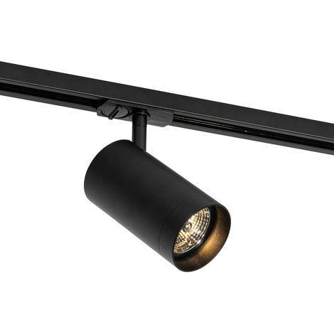 Modern Black Spotlight for 1-Phase Track System 70mm - Iconic Jeana Luxe