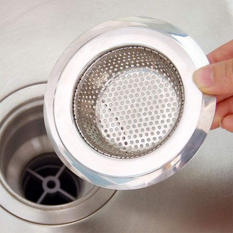 Filtre de vidange en acier inoxydable pour empêcher les débris boucher le drain. (1/5)