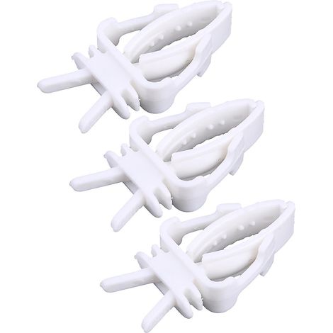 Ensemble de 3 pinces à friandises pour fruits et légumes pour perroquets - Outil d'alimentation en plastique (1/4)
