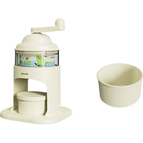 Tritaghiaccio a manovella - rompighiaccio manuale, portatile, non necessita di elettricità, per preparare granite a casa, barbecue, campeggio e feste. (1/5)