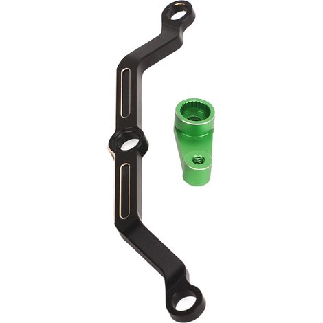 Biellette de direction en alliage d'aluminium pour voiture télécommandée Traxxas TRX4M 1/18, réduisant les vibrations (1/5)