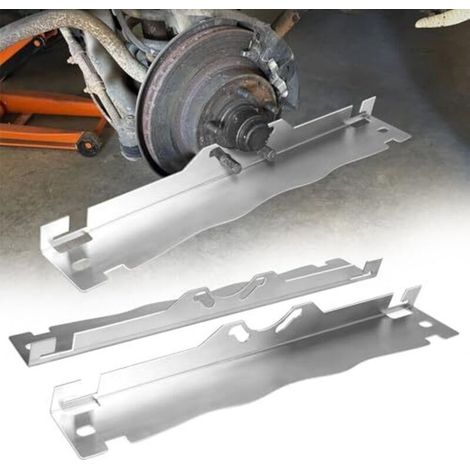 Set di 2 piastre per allineamento ruote resistenti, in acciaio inossidabile, per auto, furgoni e camion. (1/5)