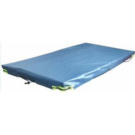 Bâche Imperméable - Pour Remorque - 208 x 114 x 13 cm - Résistante UV - En Tissu PVC - Avec Œillets Aluminium - Cordon Élastique - 1 Pièce (1/4)