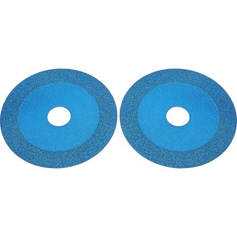 2 Disques de coupe verre résistants à la chaleur, lame diamant incisive pour carrelage céramique jadestone, bleu foncé (1/5)