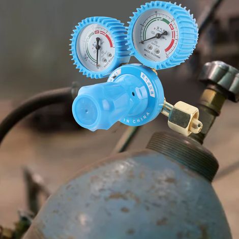 Régulateur d'oxygène, détendeur d'oxygène, régulateur de bouteille à double manomètre, détendeur de soudage à l'oxygène