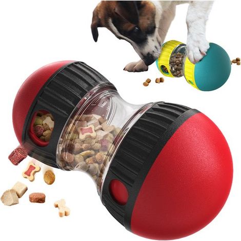 Balle à friandises pour chien, jeu de réflexion pour chien, distributeur de croquettes anti-glouton, jouet interactif, jouet pour chien et chat, jouet pour chat (1/5)