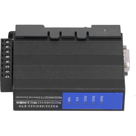 Module industriel de communication de données pour serveur de périphériques de port série RS232/485/422 Ethernet, 9-24 V CC