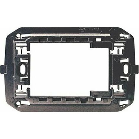 AERTECNICA - SUPPORTO ADATTATORE PER PLACCA GEWISS CHORUS GRIGIO SCURO NA692