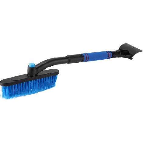 Auto-Schneebürste, 2-in-1 Multifunktions-Eiskratzer, ausziehbar 55-70 cm, abnehmbar, blau für SUVs und LKWs (1/5)