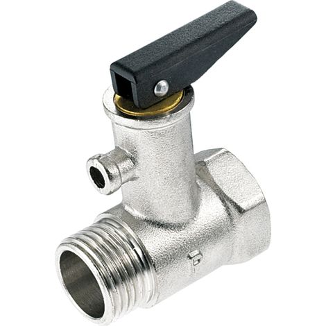 1/2" Kesselsicherheitsventil – MZ x GW Gewindetyp – Max. Betriebstemperatur +100 °C – Max. Druck 0,6 MPa (6 bar) – Unival (1/2)
