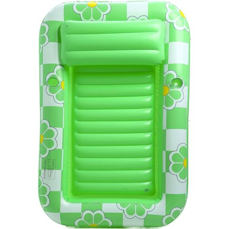 Tapis de bain gonflable pour piscine, chaise longue, tapis de bain quatre en un (1/2)