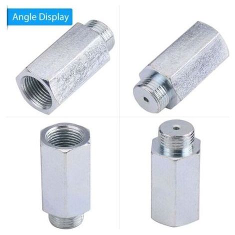 Stainless steel O2 lambda sensor extension spacer for Decat Hydrogen M18x1.5 (1/5)