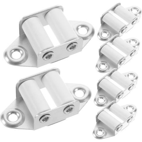 Rails de guidage pour stores enrouleurs, 12 pièces, accessoires pour stores enrouleurs en aluminium, têtes de guidage en métal (1/4)