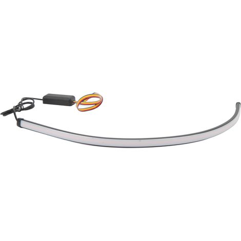 Barre lumineuse de frein et de clignotant 12V 45cm, feux de stop rouges et ambre clignotants pour voiture, moto, véhicule électrique (1/5)