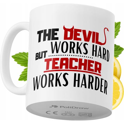 Tazza divertente e umoristica per insegnanti, ideale per caffè e tè, con grafica e testo spiritosi. Perfetta per compleanni, onomastici e festività. Tazza premium per occasioni speciali, ideale per ca (1/5)