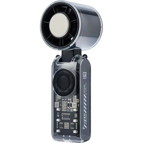 Ventilateur turbo portable 5 en 1 avec réfrigération intégrée, refroidissement par semi-conducteur jusqu'à 16 °C, batterie 3600 mAh A2 (1/5)