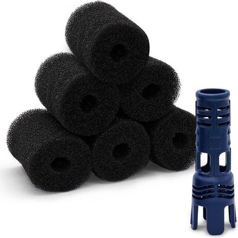 TSP10P et 91003105 Nettoyeur de Robot Piscine côté Pression pour Polaris180 280 360 380 3900 Sport La buse Turbo Anti Projection + 8 Brosses en Mousse Po-laris 280 360 Piece Detachee (1/4)